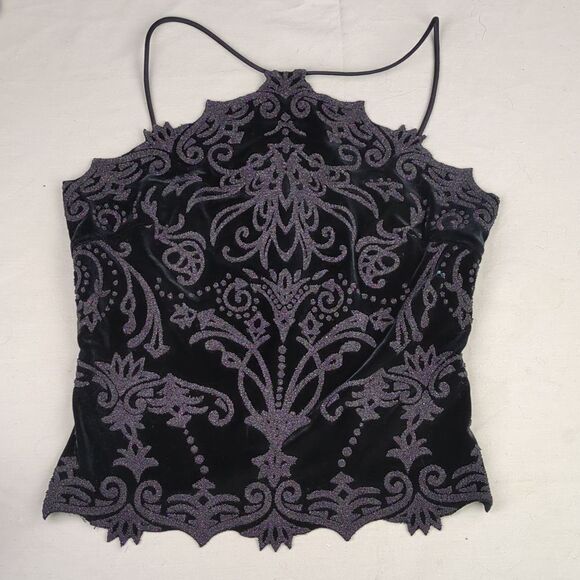 NIKI by Niki Livas Velvet Beaded Top - Picture 3 of 9